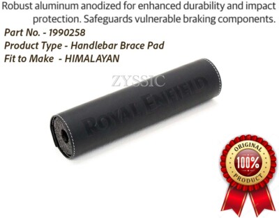 Genuine Royal Enfield Himalayan Handlebar With Brace – OEM Black Replacement