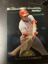Barry Larkin 1993 Pinnacle Cooperstown Card - Box Set [Base] #26 Reds