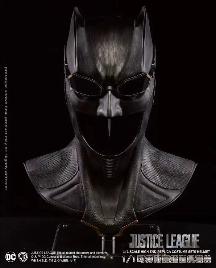 DC Justice League Batman Adult Mask Fancy Full Size Helmet Dress & Cosplay Gift - Image 2 of 4
