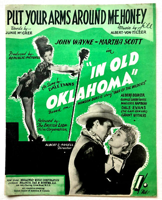 PUT YOUR ARMS AROUND ME HONEY - UK Film Noten - John Wayne & Dale Evans