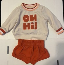 2 Sets Of Long sleeves Shirts With Matching Shorts