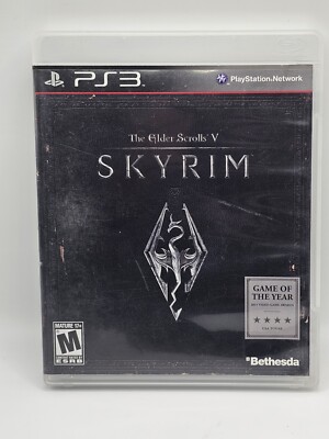 The Elder Scrolls V Skyrim PS3 PlayStation 3 Game - Tested 93155117624 ...