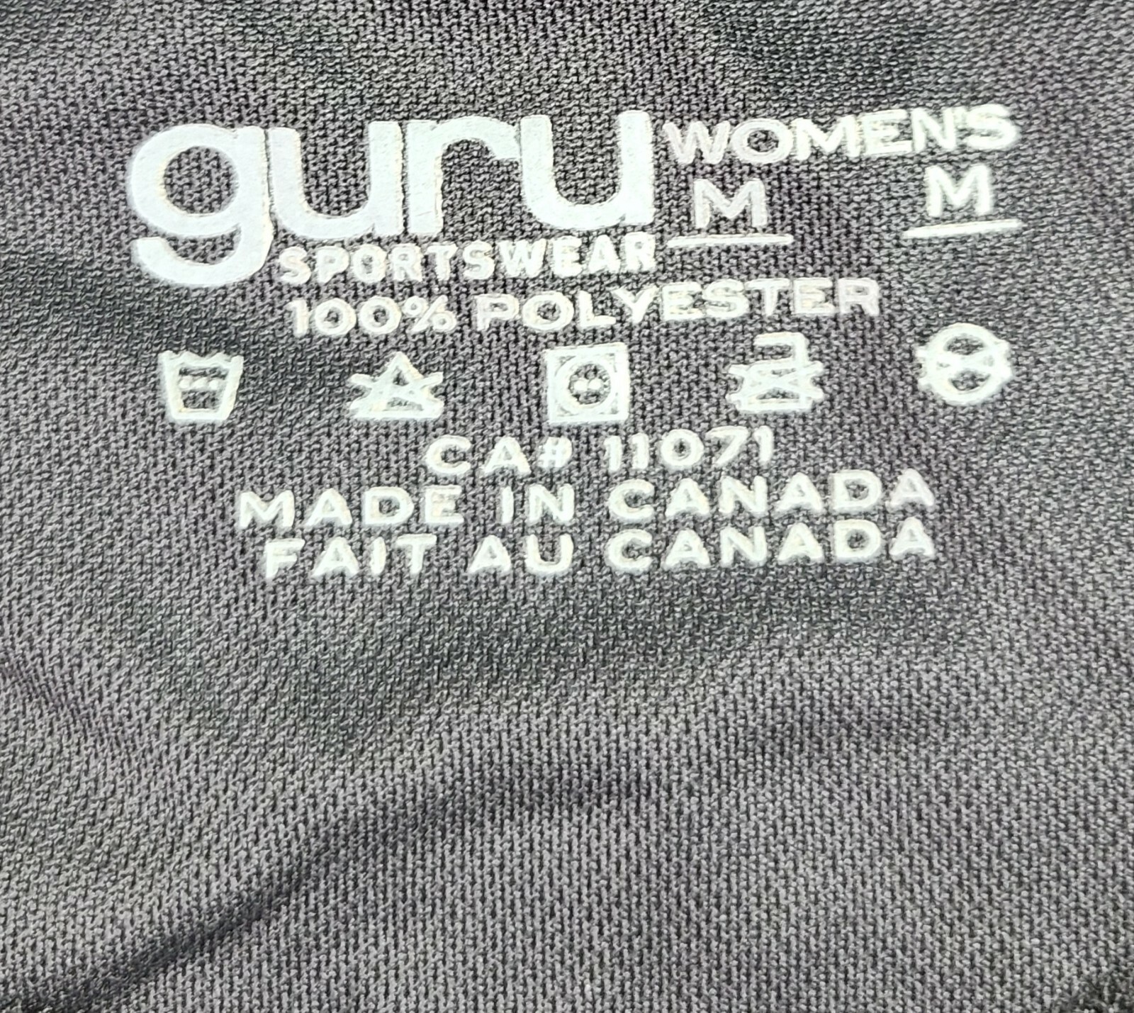 Women's Guru Sportswear Quarter Zip Active Shirt Polyester Shirt (M) eBay