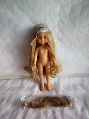 Long hair weft for doll 30/32/33 cm Corolle