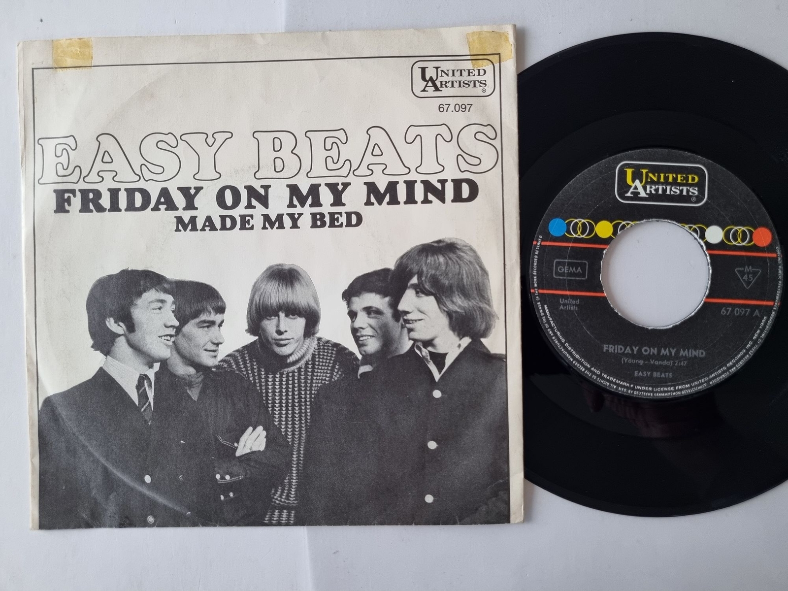 The Easybeats - Friday on my mind 7'' Vinyl Germany