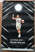 Las Vegas Aces Game Poster 7/7/2021 VS PHX Mercury Helen Darling On Cover 11x17”