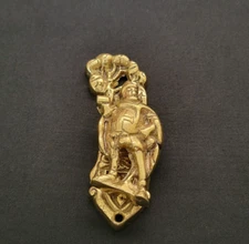 Vintage Mid-Century Brass Door Knocker