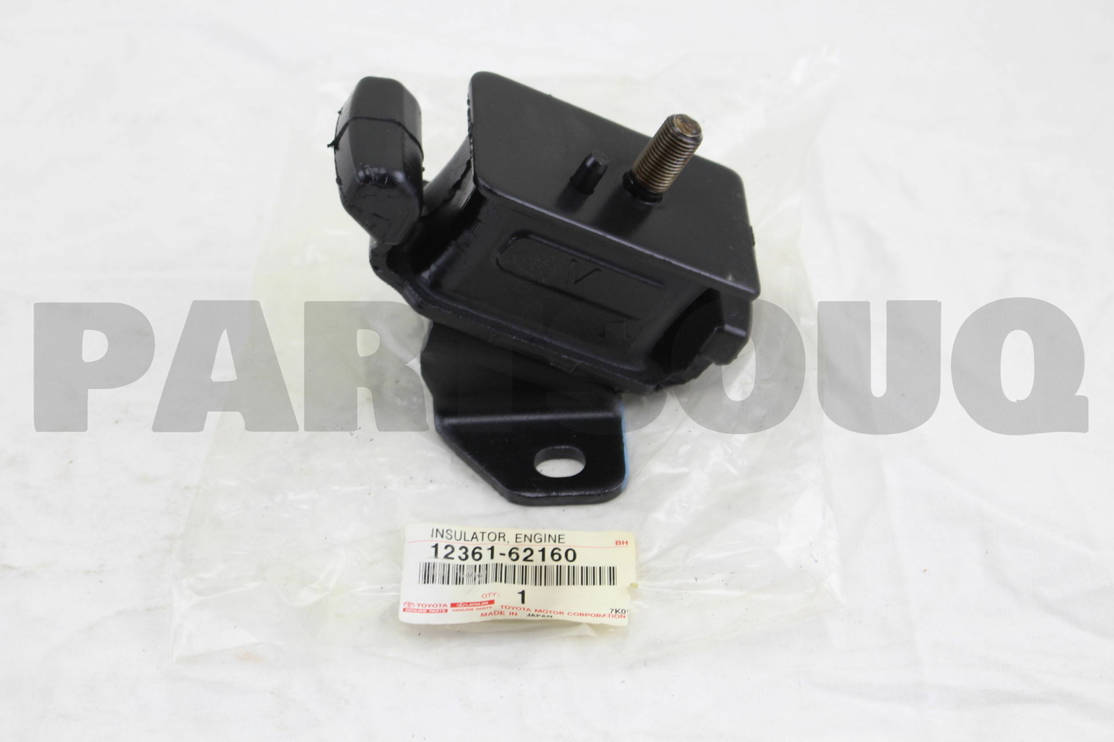 1236162160 Genuine Toyota INSULATOR, ENGINE MOUNTING, FRONT 12361 