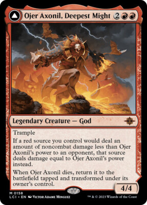 MTG Ojer Axonil, Deepest Might // Temple of Power - The Lost Caverns of  Ixalan | eBay