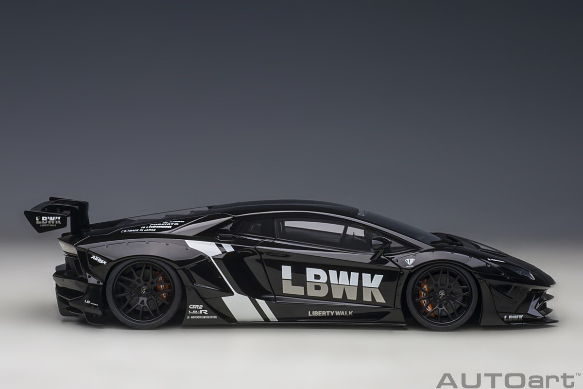 AUTOart 1/18 リバティウォーク LBWK ランボルギーニ LIBERTY WALK LB-WORKS LAMBORGHINI AVENTADOR LBWK LIVERY 1:18
