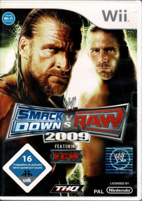 WWE Smackdown vs. Raw 2009 (Nintendo Wii) Spiel gebraucht - CIB