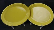 HLC Home Laughlin Fiesta Set 2 Oval Platter 9 3/4"