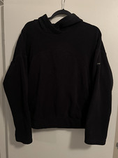 Nike Womens Black Therma Fleece Pullover Hoodie Size Medium CJ5760-010