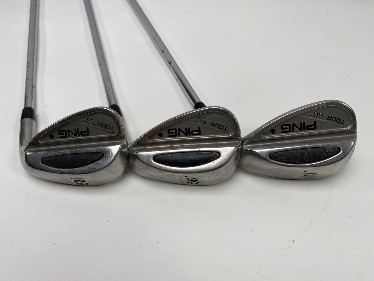 Ping Tour Wedge Set 52* 56* 60* Black Dot Wedge Steel Mens RH | eBay