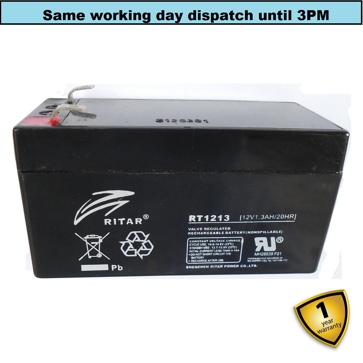 NUOVA 12V 1.2AH SLA Ricaricabile - BATTERIA PIGEON FLAPPER - Foto 9