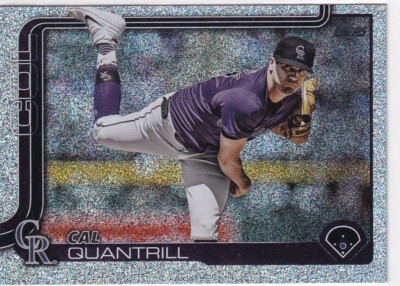 2025 Topps MLB Baseball Series 1 No. 301 Cal Quantrill Shattered Flash