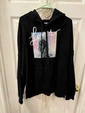 Taylor Swift Lover Album Hoodie Size XL black gently worn EUC
