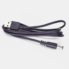 50pcs 1M/3.3FT USB 2.0 Male to 5.5x2.1mm Male 20AWG DC Power Charger Cable