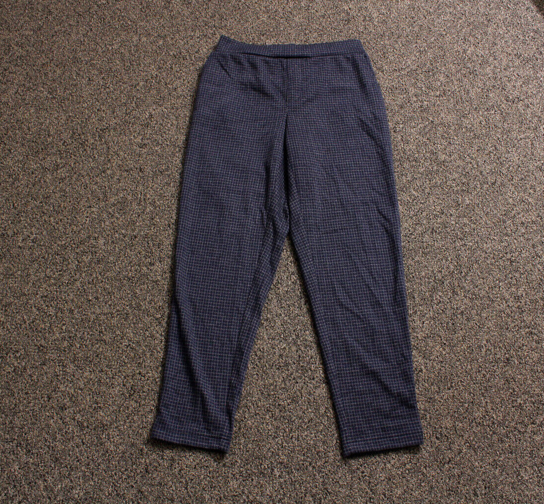 Women’s Banana Republic hayden pant size 0 petite Blue Checkered