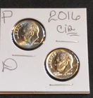 2016 P&D Roosevelt Dimes (2 coins) Awesome, Cir. with LUSTER, some MS/FT !!!