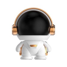 Bright Astronaut Bluetooth Speaker   Wireless Sound Shiny Bronze Top 
