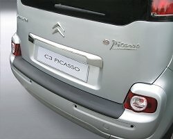 Protezione Soglia Carico ABS Nero per Citroën C3 Picasso | Design Slim