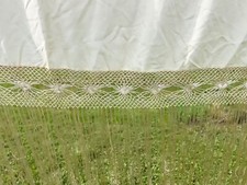 Antique Vintage Elegant Silk Piano Shawl Ivory 46"x46"  24" Fringe