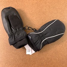 Baby GAP Toddler Size Small/Medium Black Winter Snow Mittens NWT