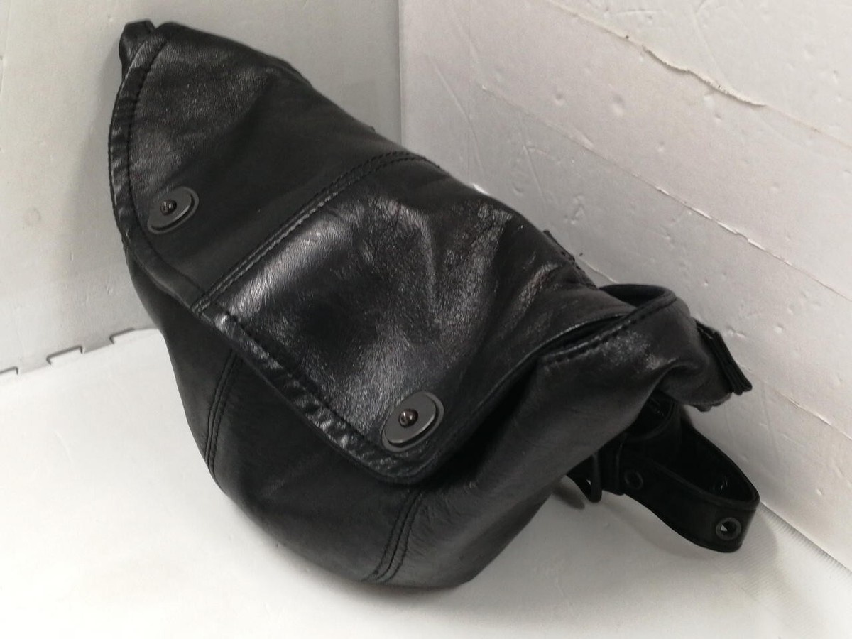 80s 90s Yohji Yamamoto レザー ショルダーバッグ Yohji Yamamoto Black Shoulder Bag Used | eBay