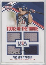 2018 USA Baseball Stars & Stripes Tools of the Trade /299 Andrew Vaughn #1 5c9