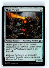 FOIL Mine Worker The Brothers' War Common – MTG Magic the Gathering Card