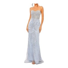 Mac Duggal Strapless Rhinestone Embellished Trumpet Gown SZ:10 698.00 USD 10