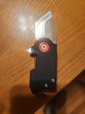 Smith & Wesson S&W Benji Framelock Folding Pocket Knife Black G10 Handle