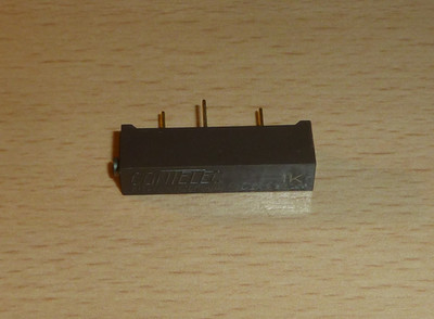 CONTELEC Spindeltrimmer Typ: 040,  1 kOhm linear