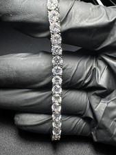 5MM VVS1 MOISSANITE TENNIS BRACELET SOLID .92...