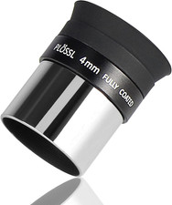 1.25Inch Fully Multicoated Plossl Telescope Eyepiece 4Mm 4-Element Plossl Design