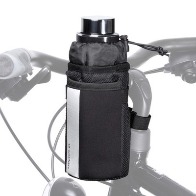 Wozinsky Thermo-Flaschentasche für Fahrrad oder Roller, 0,5 l, Schwarz