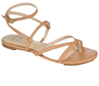 Journee SERISSA Tan Collection Sandals Sz 6 M