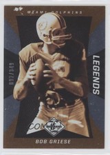 2013 Panini Limited Legends 92/349 Bob Griese #107 HOF 19zq