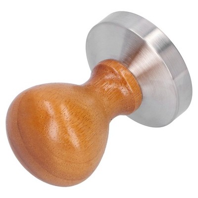 58mm Edelstahl Kaffee Pulver Hammer Tamper Mit Holzgriff Kaffee E