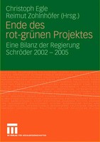 Ende Des Rot-GrüNen Projekts | Eine Bilanz Der Regierung SchröDer 2002 - 2005