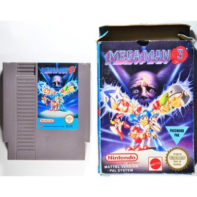 Mega Man 3 (NES, 1990, PAL) - Rare Boxed No Manual Capcom Platformer