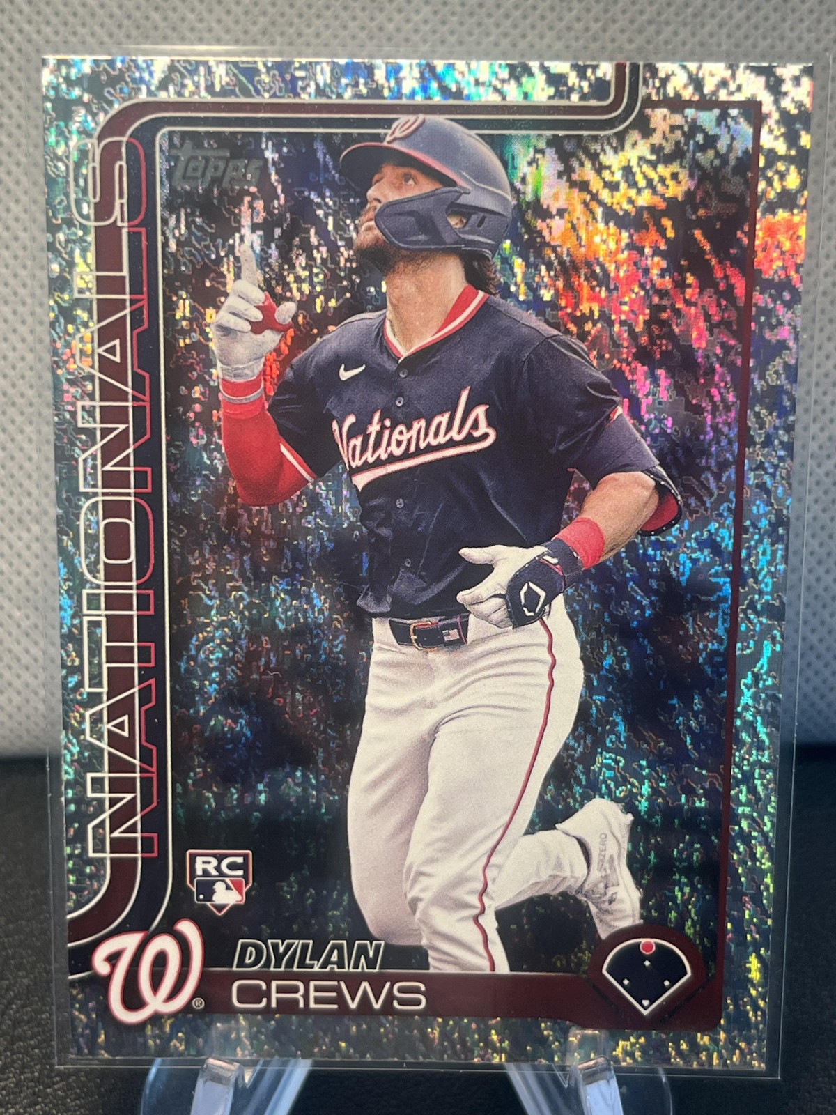 2025 Topps Dylan Crews Holo Foil #74 Washington Nationals