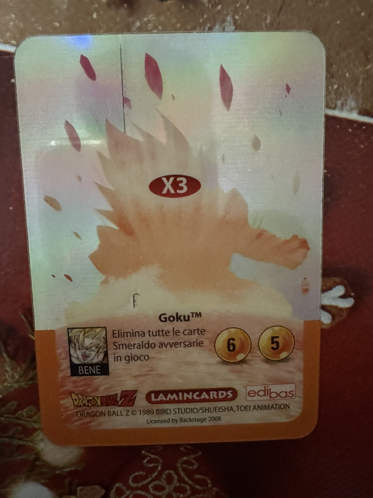 dragon ball lamincards