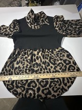 Shein Curve Women’s Shirt/Dress Leopard Design Size 1XL Pullover