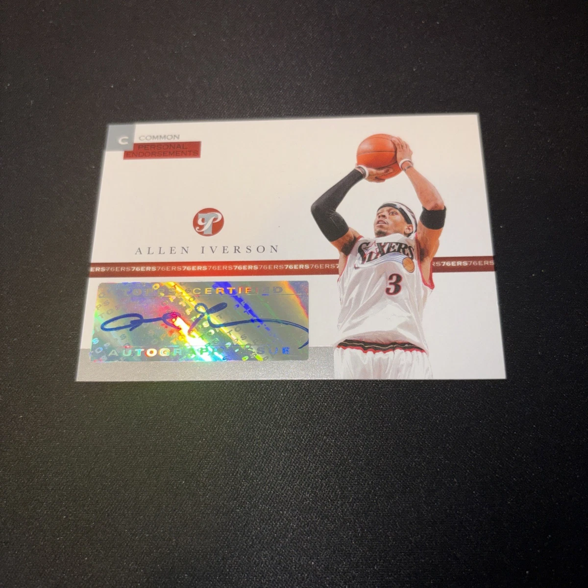 Topps Allen Iverson Basketball ungraded Sports Trading Cards