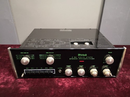 McIntosh C26 Stereo Preamplifier Control Amplifier Serviced Test Working Vintage