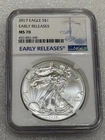 2017 Silver Eagle NGC MS 70 ~ Early Releases ~ NO SPOTS ~ PRISTINE