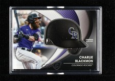 2022 Topps Series 2 Batting Helmet Commemorative Relics Charlie Blackmon 2d8