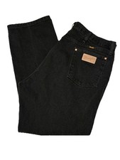 Wrangler 13MWZ Jeans Black Size 42x30 Western Wear